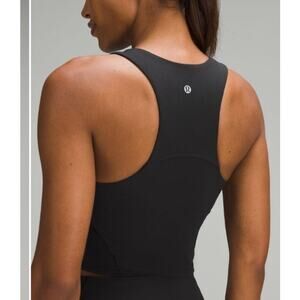 Lululemon Athletica Womens Wunder Train Racerback Everlux Black Tank Top Sz 8